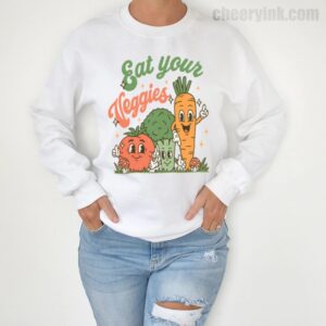 Sweatshirt Eat Your Veggies 4