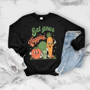 Sweatshirt Eat Your Veggies 7