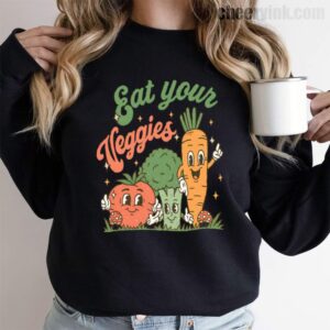 Sweatshirt Eat Your Veggies 9