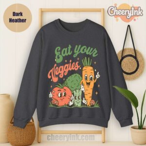 Sweatshirt Eat Your Veggies Dark
