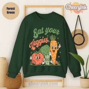 Sweatshirt Eat Your Veggies Forest