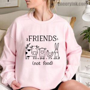 Sweatshirt Friends Not Food 11