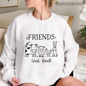Sweatshirt Friends Not Food 12