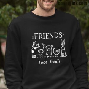 Sweatshirt Friends Not Food 16