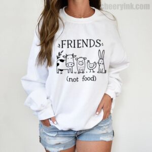 Sweatshirt Friends Not Food 3
