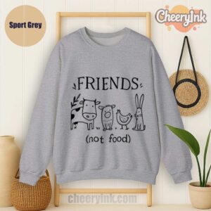 Sweatshirt Friends Not Food Sport