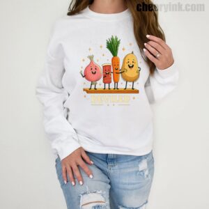 Sweatshirt Funny Food Friends 1