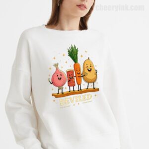 Sweatshirt Funny Food Friends 18