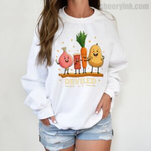 Sweatshirt Funny Food Friends 3