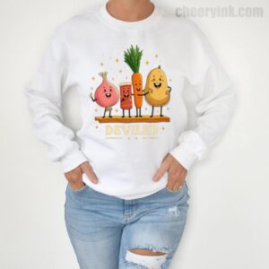 Sweatshirt Funny Food Friends 4