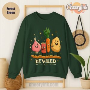 Sweatshirt Funny Food Friends Forest