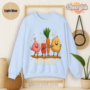 Sweatshirt Funny Food Friends Light
