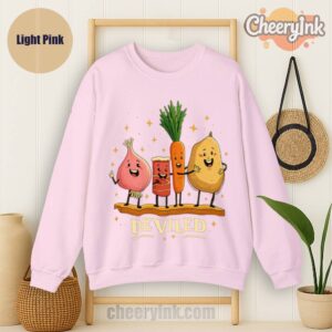 Sweatshirt Funny Food Friends Light