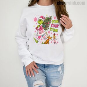 Sweatshirt Green Monster Christmas 1