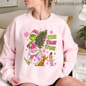 Sweatshirt Green Monster Christmas 11