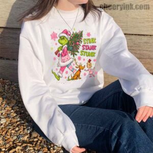 Sweatshirt Green Monster Christmas 14