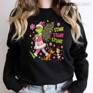Sweatshirt Green Monster Christmas 15