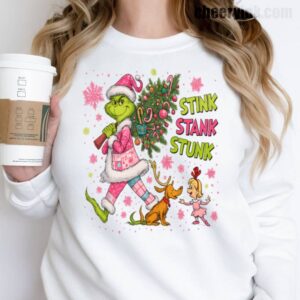 Sweatshirt Green Monster Christmas 17