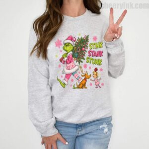 Sweatshirt Green Monster Christmas 2