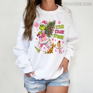 Sweatshirt Green Monster Christmas 3