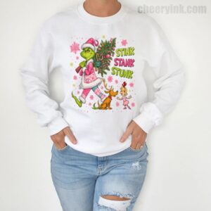 Sweatshirt Green Monster Christmas 4