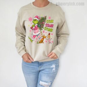 Sweatshirt Green Monster Christmas 5 Sweatshirt