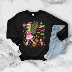 Sweatshirt Green Monster Christmas 7