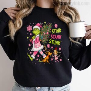 Sweatshirt Green Monster Christmas 9