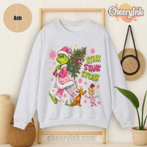Sweatshirt Green Monster Christmas