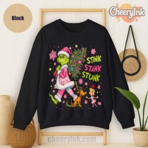 Sweatshirt Green Monster Christmas