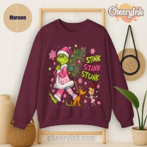 Sweatshirt Green Monster Christmas