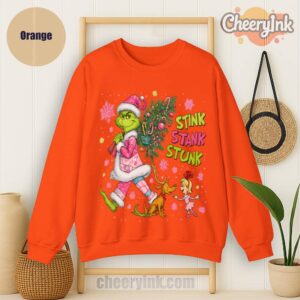 Sweatshirt Green Monster Christmas