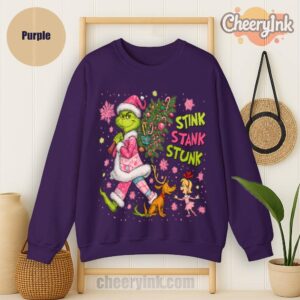Sweatshirt Green Monster Christmas