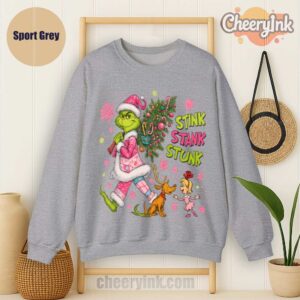 Sweatshirt Green Monster Christmas Sport