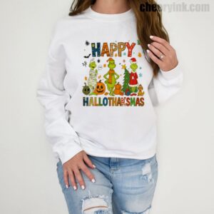 Sweatshirt Grinch Hallothanksmas 1