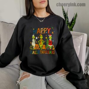 Sweatshirt Grinch Hallothanksmas 10