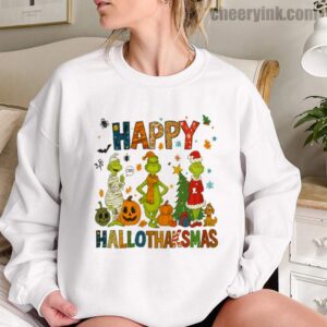Sweatshirt Grinch Hallothanksmas 12