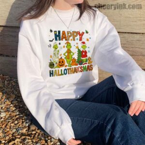 Sweatshirt Grinch Hallothanksmas 14