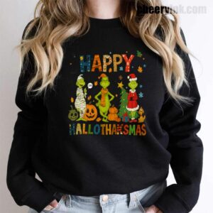 Sweatshirt Grinch Hallothanksmas 15