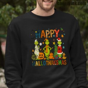 Sweatshirt Grinch Hallothanksmas 16