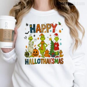Sweatshirt Grinch Hallothanksmas 17