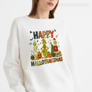 Sweatshirt Grinch Hallothanksmas 18
