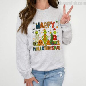 Sweatshirt Grinch Hallothanksmas 2