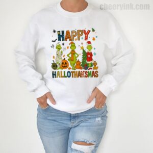 Sweatshirt Grinch Hallothanksmas 4