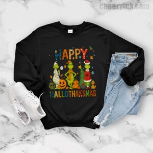 Sweatshirt Grinch Hallothanksmas 7