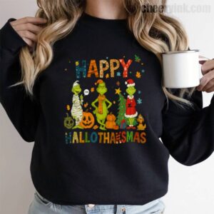 Sweatshirt Grinch Hallothanksmas 9