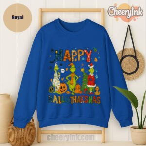 Sweatshirt Grinch Hallothanksmas
