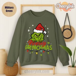 Sweatshirt Grinchmas Christmas Military