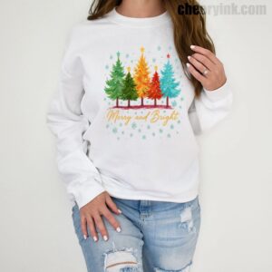 Sweatshirt Merry And Bright 1