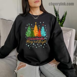 Sweatshirt Merry And Bright 10